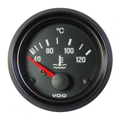 INDICATEUR DE TEMPERATURE 120° 12V 52MM